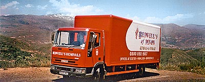 Bedwells Removals Vehicle